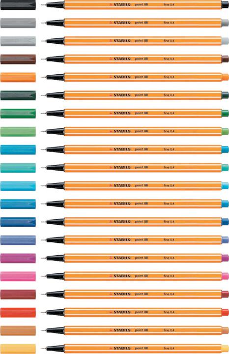 Immagine prodotto STABILO punto 88 Fineliner (Albicocca, 1 x)