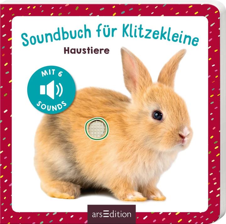 Actual product image Sound book for little ones - Pets (German)