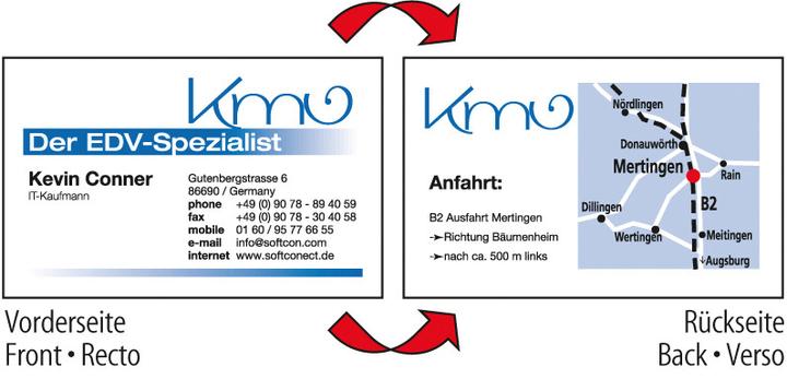 Actual product image Sigel Business cards 3C (225 g/m², 100 x, A4)