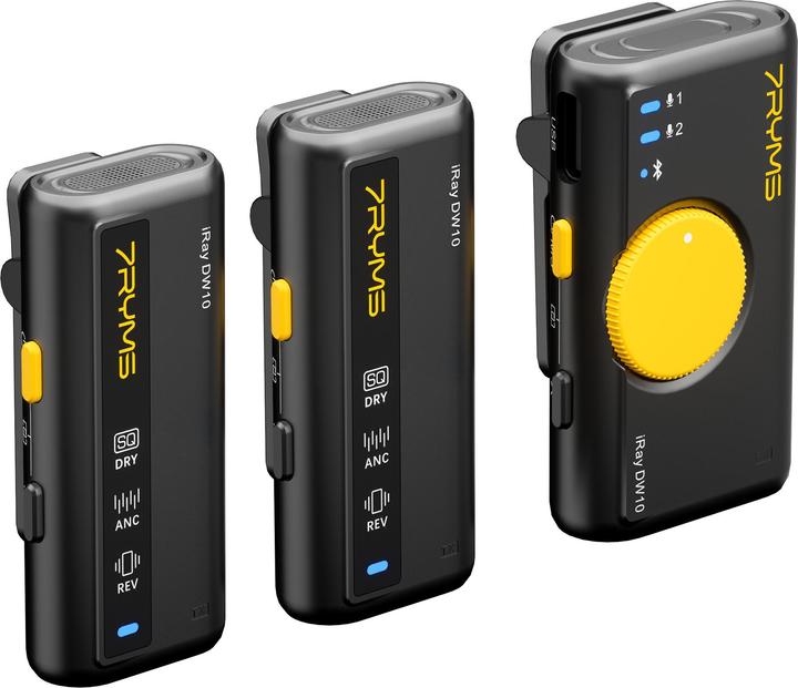 Actual product image 7Ryms iRay DW10(A) (2TX+1RX+CASE) Black