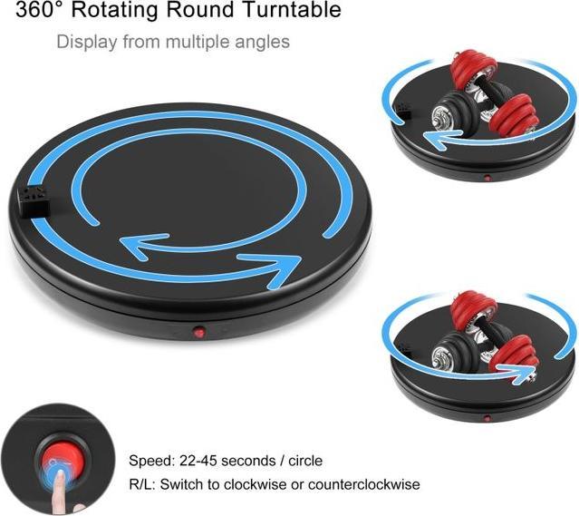 Image du produit Puluz Plateau tournant électrique 360° avec télécommande (Autres accessoires)