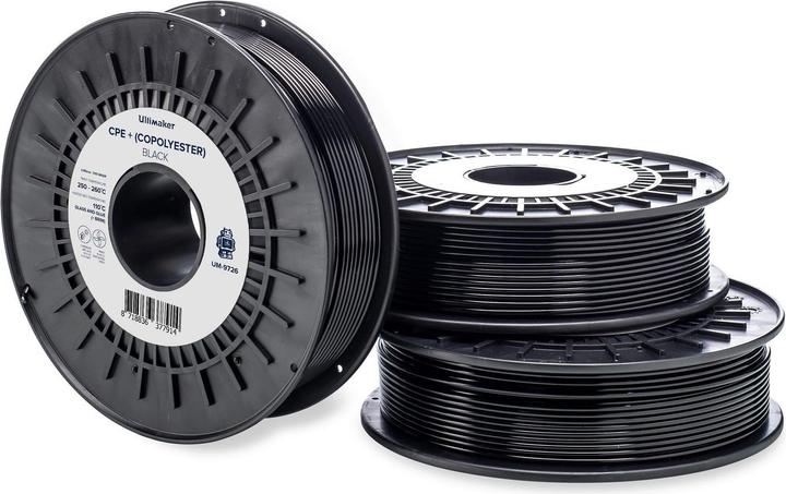 Actual product image Ultimaker CPE+ filaments (CPE, 2.85 mm, 700 g, Black)