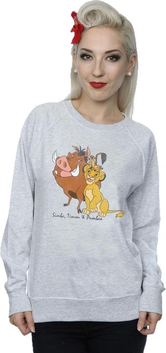 Immagine prodotto The Lion King Felpa classica Simba Timon & Pumba Heather (S)