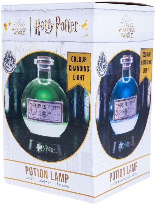 Actual product image Fizz Creations Harry Potter lampe d'ambiance changeant de couleur Polynectar 20 cm
