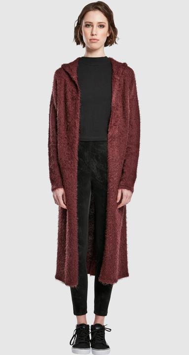 Actual product image Urban Classics Ladies Hooded Feather Cardigan (XS)