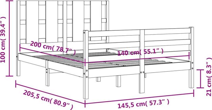 Actual product image VidaXL Nananne (140 x 200)