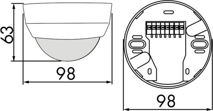 Produktbild BEG 92245 Präsenzmelder PD4-M-1C-GH-AP RAL9010 (30 m)