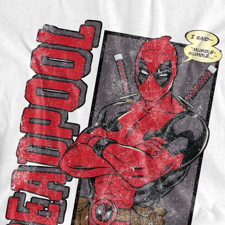 Actual product image Deadpool Mens I Said Mumble T-Shirt (XL)