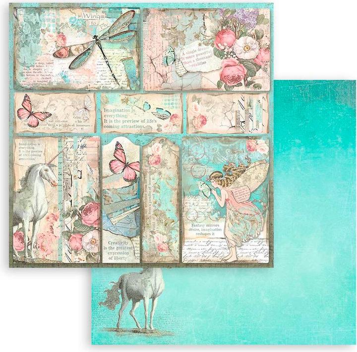Immagine prodotto Stamperia Tappetino per scrapbooking "Wonderland (190 g/m², 10 x)