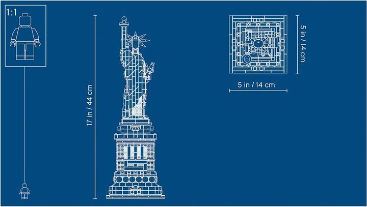 Actual product image LEGO Statue of Liberty (21042, LEGO Architecture)