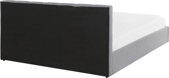Image du produit Beliani Lit rembourré gris clair avec sommier relevable 160 x 200 cm DREUX (160 x 200 cm)