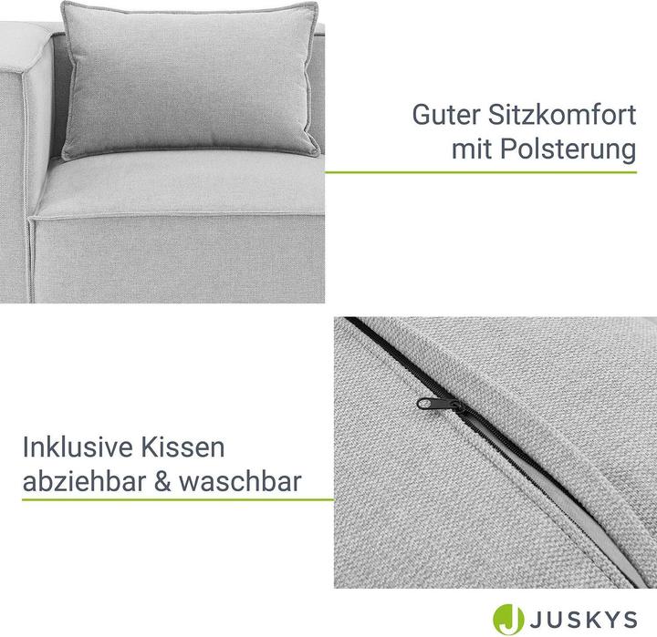 Produktbild Juskys Modulares Sofa Domas (Ecksofa)
