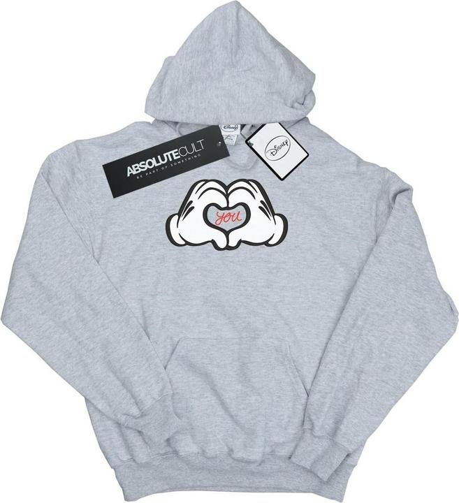 Actual product image Disney Mens Mickey Mouse Loves You Hoodie (M)