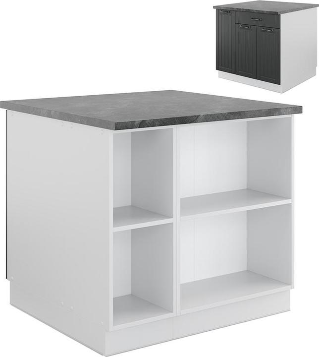 Produktbild Vicco Kücheninsel Fame-Line (90 x 82 x 90 cm)