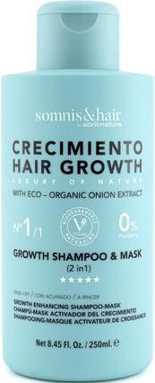 Produktbild NoName Somnis&Hair 2 in 1 Hair Growth Booster Shampoo und Maske 250ml (Flüssiges Shampoo)