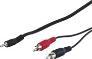 Produktbild Goobay Audio Adapterkabel AUX, 3,5 mm Klinke zu stereo Cinch-Stecker, CU (10 m)