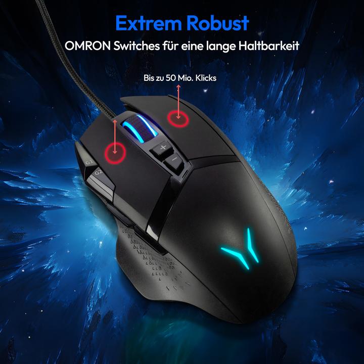 Produktbild Medion ERAZER Wizard P20 Gaming Maus (Kabelgebunden)