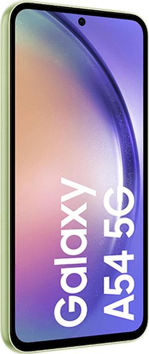 Actual product image Samsung Galaxy A54 5G (128 GB, Awesome Lime, 6.40", Dual SIM, 50 Mpx, 5G)