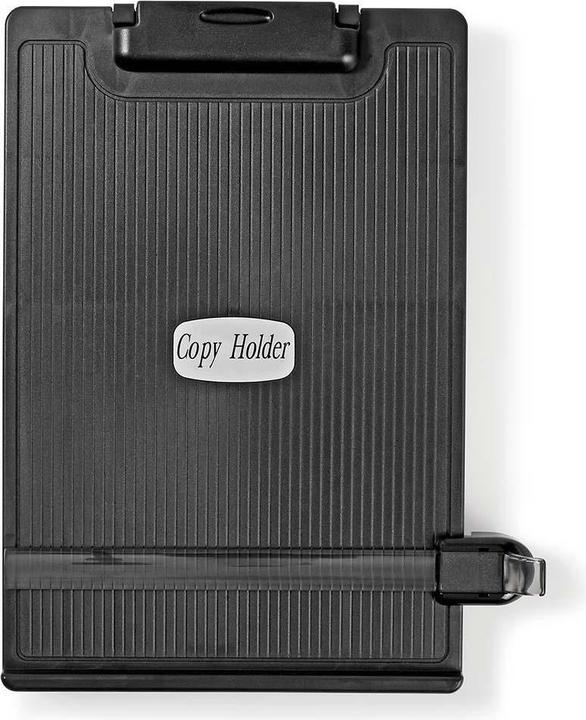 Actual product image Nedis Document Holder Ergonomic File Holder Fully Mobile Desk Holder Black Grey/Black, ER (1 x)