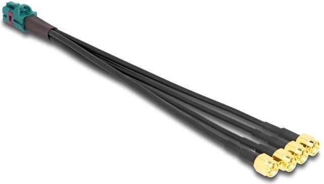 Image du produit Delock Câble Mini FAKRA Z femelle quad vers 4 x SMA mâle type B (Câble d'antenne)