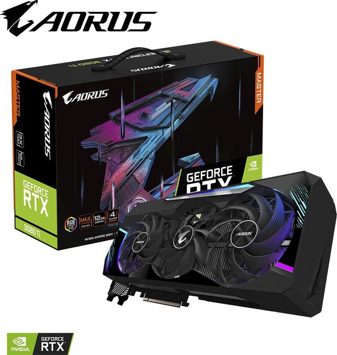 Produktbild Gigabyte AORUS GeForce RTX 3080 Ti MASTER 12G LHR (12 GB)