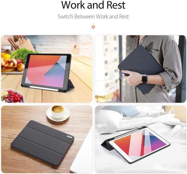 Actual product image Dux Ducis Domo Tri-fold Smart Case (iPad 10.2 (2020), IPad 10.2 (2021), iPad 10.2 2019)