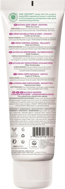 Actual product image Attitude Soothing (Body cream, 240 ml)