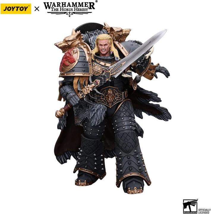 Produktbild Joy Toy Warhammer The Horus Heresy Actionfigur 1/18 Space Wolves Leman Russ Primarch of the VIth Legion 12 c