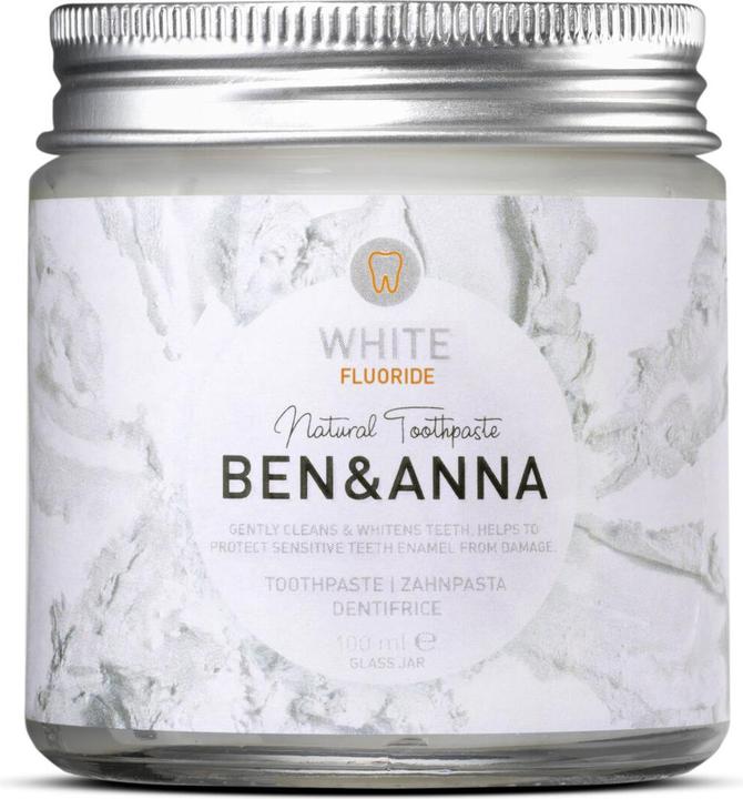 Produktbild Ben & Anna Zahnpaste Fluoride White (100 ml)