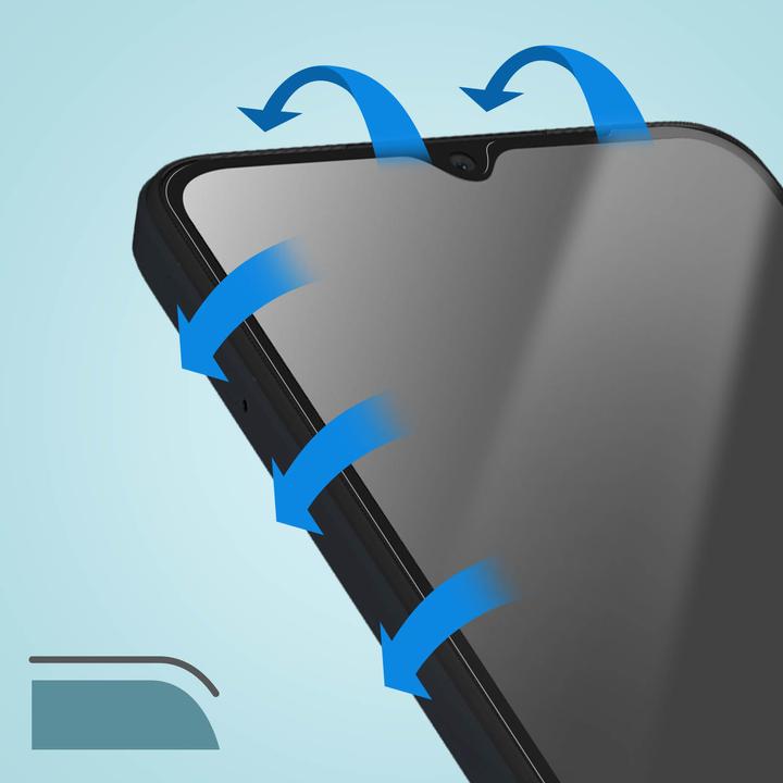 Image du produit Avizar Protection d'écran en verre pour la confidentialité (1 pièce(s), Xiaomi Poco C65)