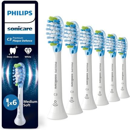 Actual product image Philips Sonicare C3 Premium Plaque Defence Genuine Replacement Toothbrush (6 x)