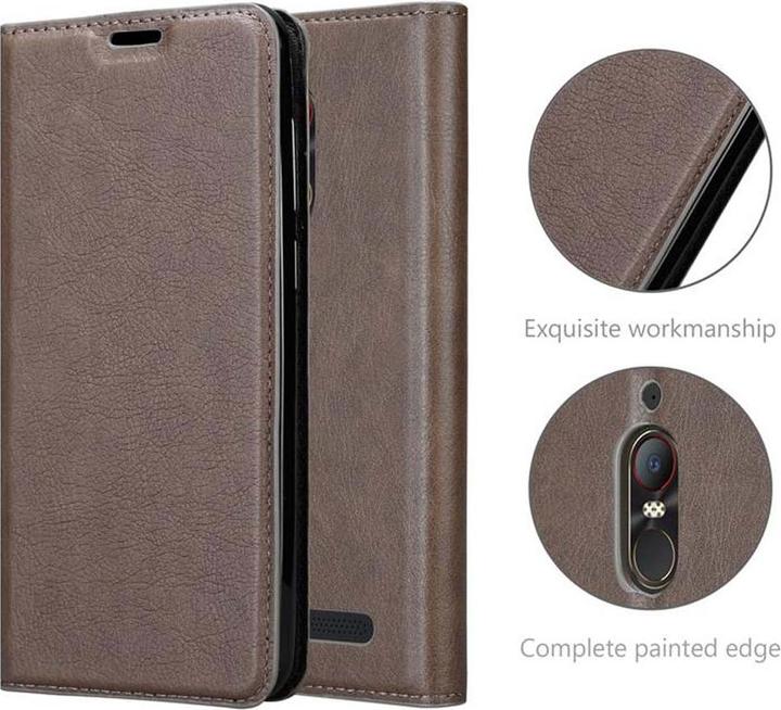 Actual product image Cadorabo Book Invisible Magnet Cover (ZTE Nubia N1 Lite)