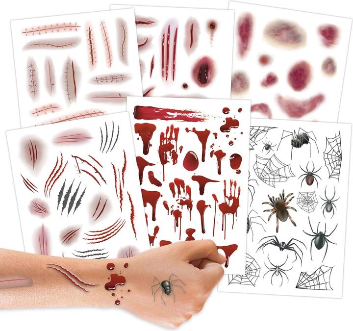 Produktbild Papierdrachen Kindertattoos – Halloween Tattoos