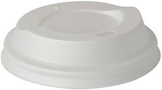 Actual product image Papstar 85220 Cup lid (e) Polyactic acid (PLA) (50 x)