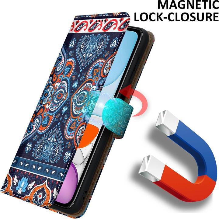Actual product image Cadorabo Book cover with print (Apple iPhone 11)