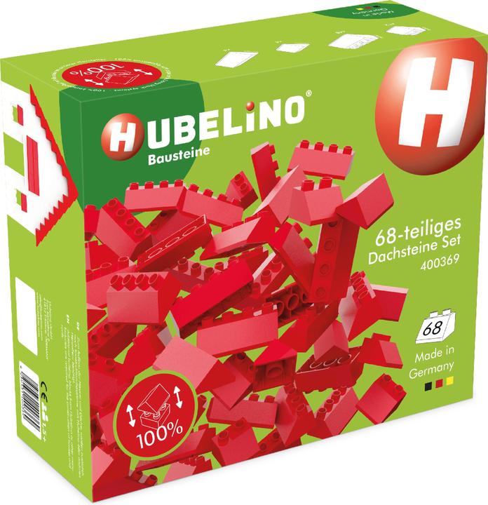Produktbild Hubelino 68-teiliges Dachsteine Set, kompatibel