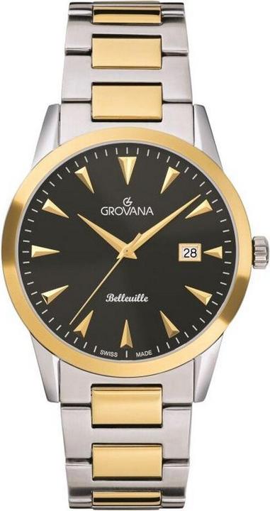 Grovana Belleville Boulevard-Kollektion – Schweizer Montre-Quarz (Swiss Made)