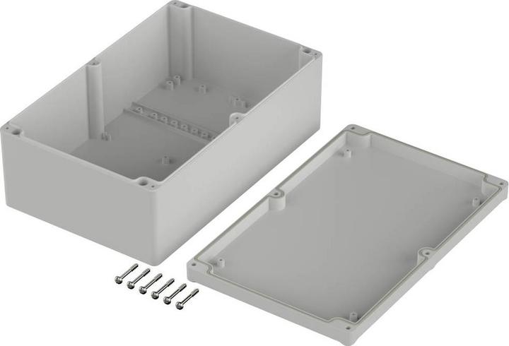 Actual product image Bopla IP65 light grey ABS case,250x160x92mm (Housing)