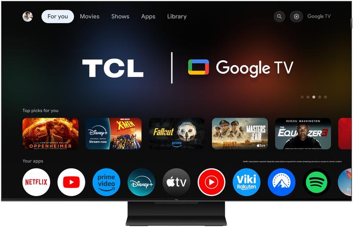 Produktbild TCL 50C7K (50", Mini-LED, 4K, 2025)
