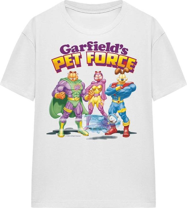 Actual product image Garfield Unisex Adult Heroes Await T-Shirt (M)