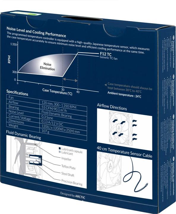 Image du produit Arctic F12 TC (120 mm, 1 x)