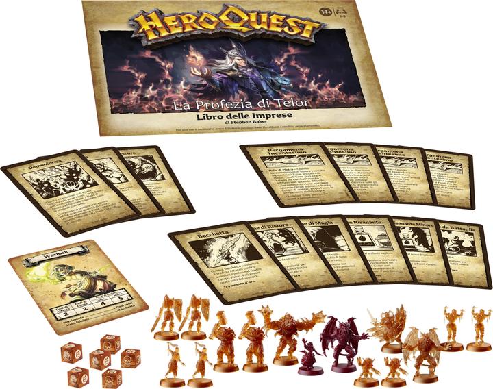 Produktbild Hasbro Gaming HeroQuest Die Prophezeiung von Telor Abenteuerpack, HeroQuest Basisspiel erforderlich (Italienisch)