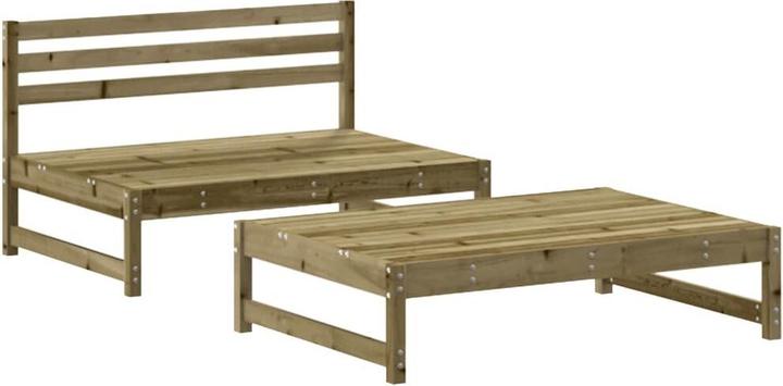 Immagine prodotto VidaXL 2-tlg. Garten-Lounge-Set mit Kissen Imprägniertes