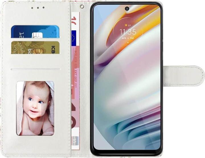 Actual product image Cover-Discount Galaxy A25 5G - Leather case cover butterfly blue (Samsung Galaxy A25 5G)