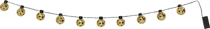 Actual product image Boland LED fairy lights party ball gold 140cm 10 balls