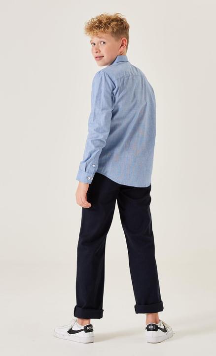 Actual product image Garcia Shirt Long Sleeve Blue (128)