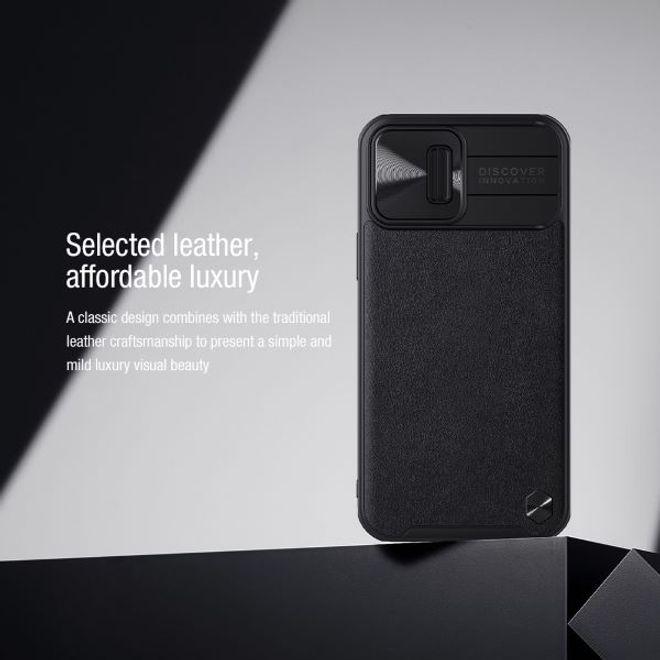 Produktbild Nillkin CamShield Kunstleder Series Hardcase Hülle (Apple iPhone 13 Pro Max)
