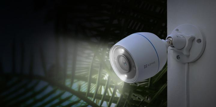 Immagine prodotto EZVIZ C3TN Telecamera di sorveglianza a colori per esterni con AI e visione notturna a colori, IP67 (1920 x 1080 Pixels)