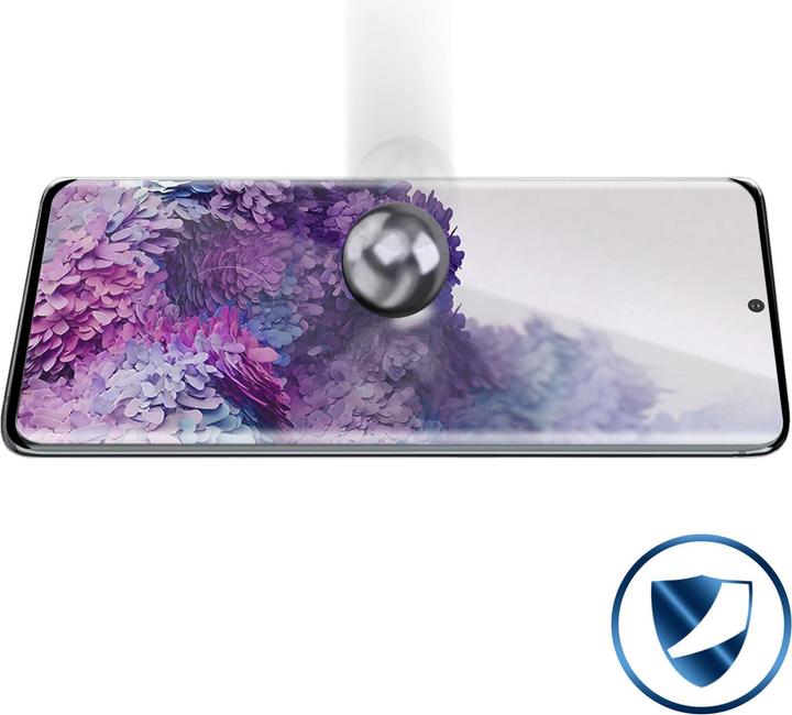 Actual product image Avizar bulletproof glass, glass protective film, protective glass (1 Piece, Samsung Galaxy S20+)