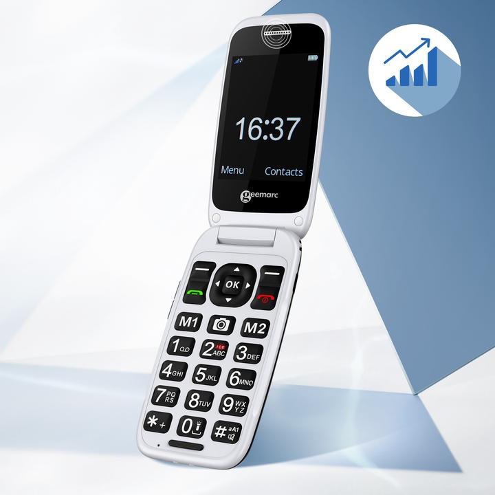Produktbild Geemarc CL8700 Senioren-Klapphandy 4G mit Kamera (8700", 4G)